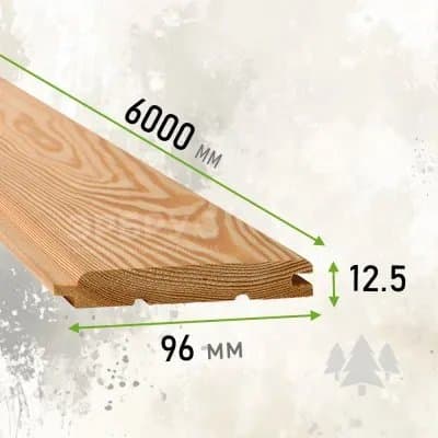 Евровагонка 12.5×96×3000, сорт B