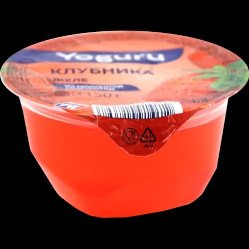 Желе из молочной сыворотки Yoguru клубника, 150 г