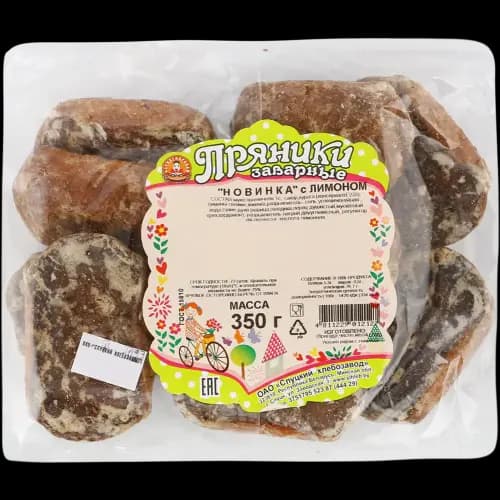 Пряники Слуцкий каравай новинка с лимоном, 350 г