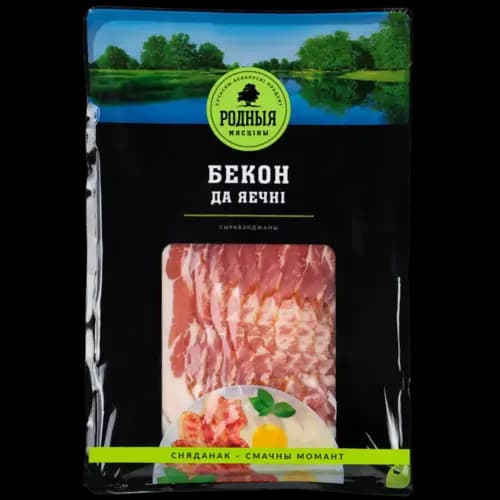 Продукт сырокопченый из свинины Бекон да яечни 220