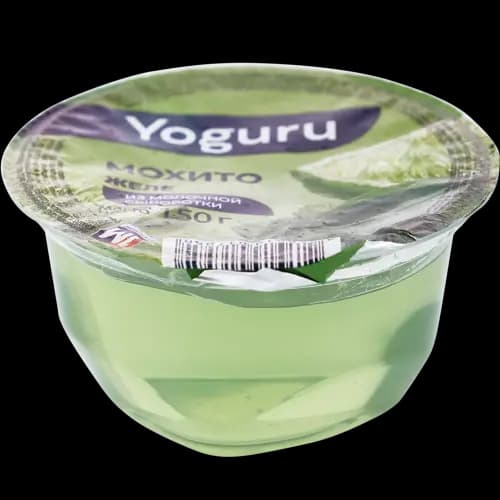 Желе из молочной сыворотки Yoguru мохито, 150 г