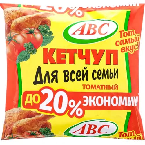 Кетчуп ABC Для всей семьи, 360 г