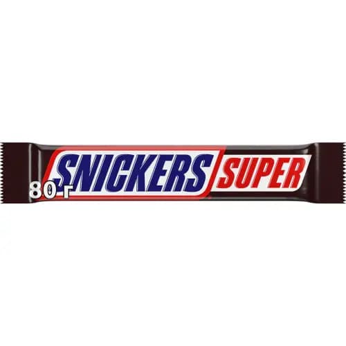 Шоколадный батончик Snickers Super, 80 г