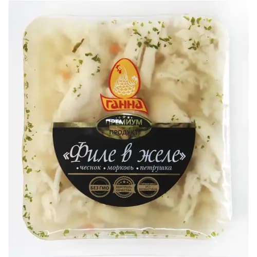 Продукт из мяса цыплят-бройлеров Филе в желе, 1 кг
