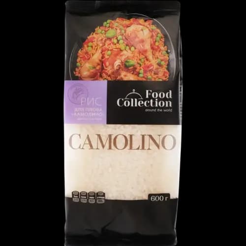 Рис Food Collection камолино для плова, 600 г