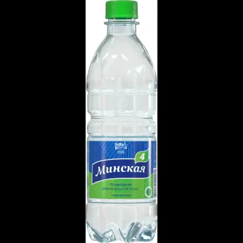 Вода минеральная Минская-4 газированная, 0.5 л