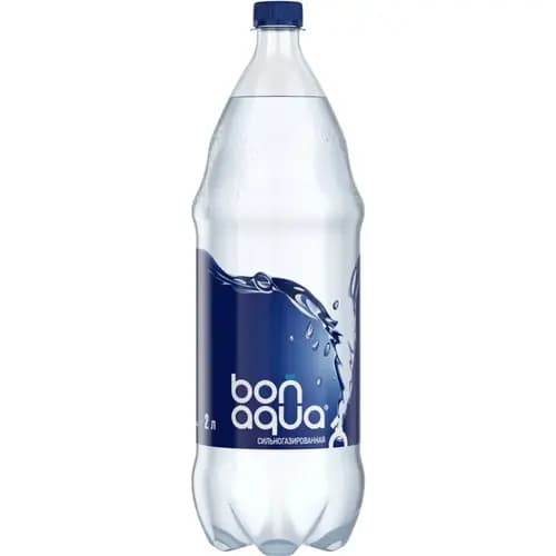 Вода питьевая Bonaqua сильногазированная, 2 л