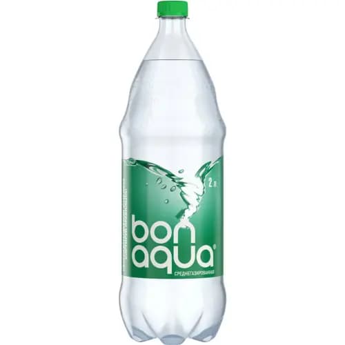 Вода питьевая Bonaqua среднегазированная, 2 л