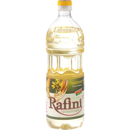 Масло рапсовое Rafini рафинированное дезодорированное, 980 мл