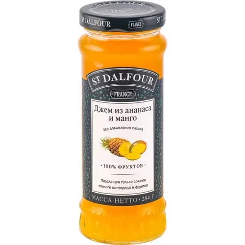 Джем St.Dalfour ананас и манго, 284 г