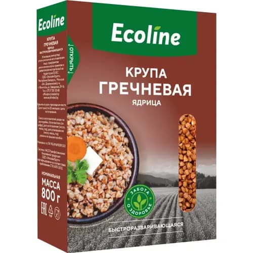 Крупа гречневая Эколайн 800 г