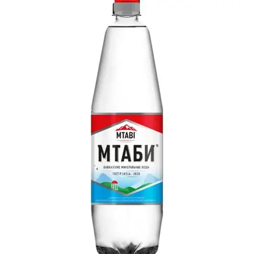 Вода минеральная Мтаби Нагутская-26, газированная, 1.25 л