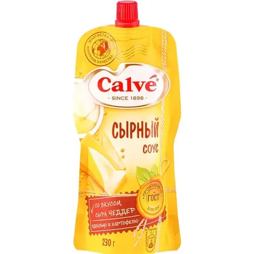 Соус майонезный Calve Сырный 25%, 230 г
