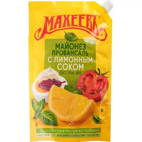 Майонез Махеевъ Провансаль с лимонным соком 50.5%, 770 г