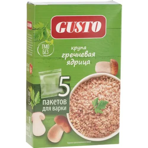 Крупа гречневая Gusto 5х80 г