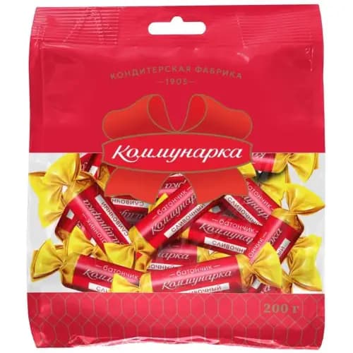 Конфеты неглазированные Коммунарка батончик сливочный, 200 г