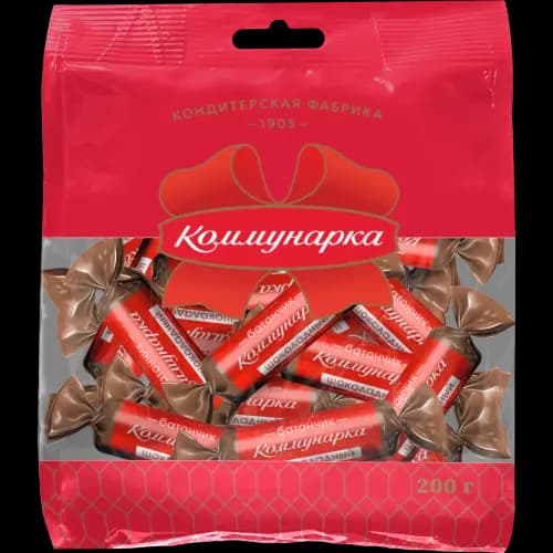 Конфеты неглазированные Коммунарка батончик шоколадный, 200 г
