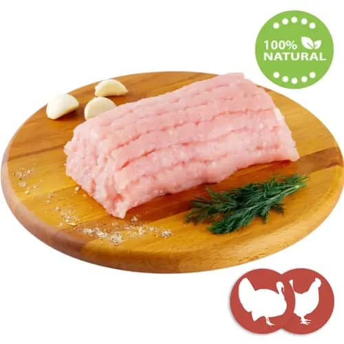 Фарш из индейки и курицы, замороженный, 500 г