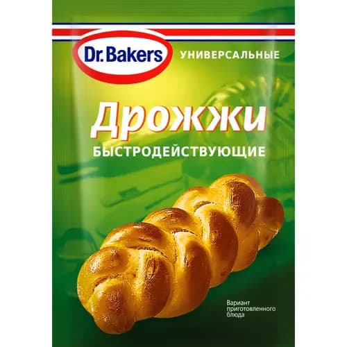 Дрожжи Dr.Bakers быстродействующие, 7 г