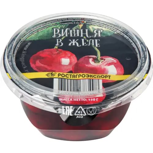 Фрукты в желе Раэ вишня, 150 г