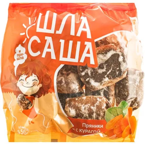 Пряники Шла Саша с курагой, 350 г
