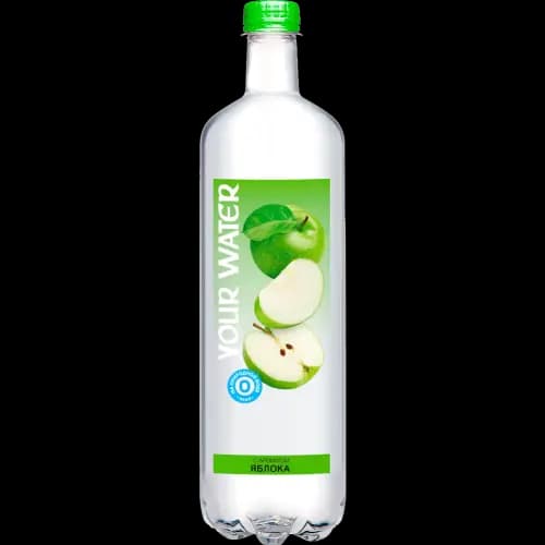 Вода питьевая Your Water газированная, с ароматом яблока, 1 л