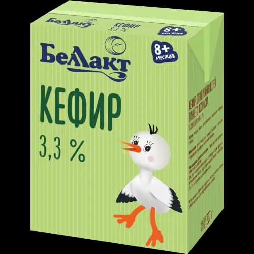 Кефир детский Беллакт 3.3%, 0.207 кг