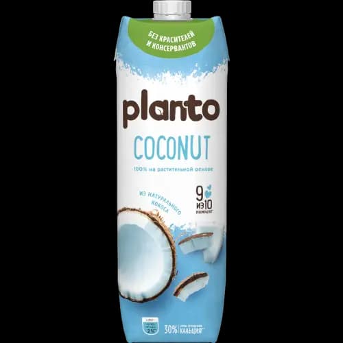 Напиток кокосовый Planto с рисом, 1 л