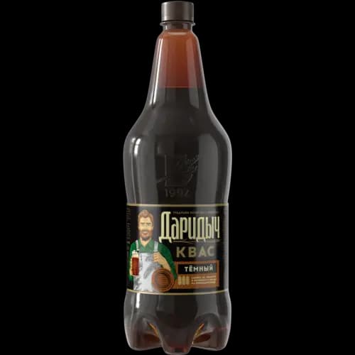 Квас Даридыч тёмный, 1.5 л