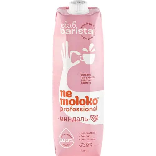 Напиток миндальный Nemoloko на соевой основе, 1 л