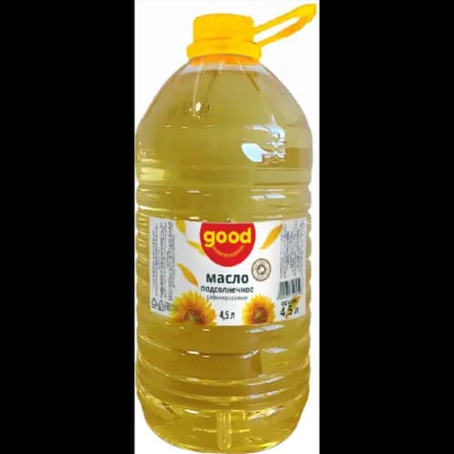 Масло подсолнечное Good рафинированное, 4.5 л