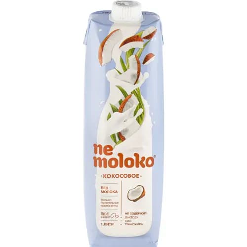 Напиток кокосовый Nemoloko на рисовой основе, 1 л