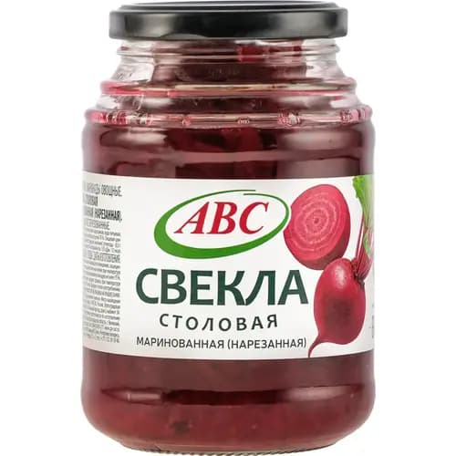 Свекла столовая маринованная ABC нарезанная, 480 г
