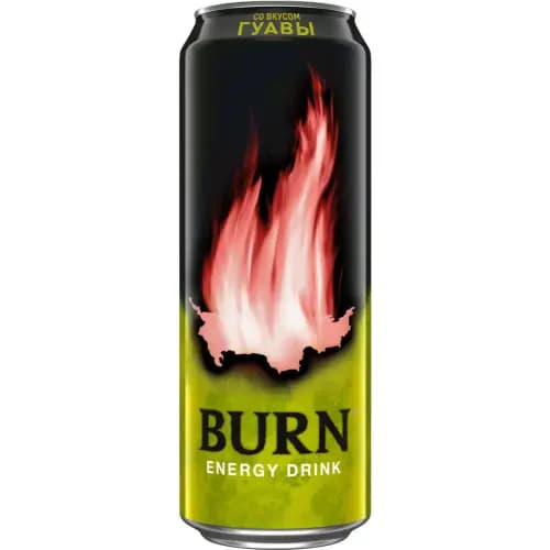 Напиток энергетический  Burn со вкусом гуавы, 0.449 л
