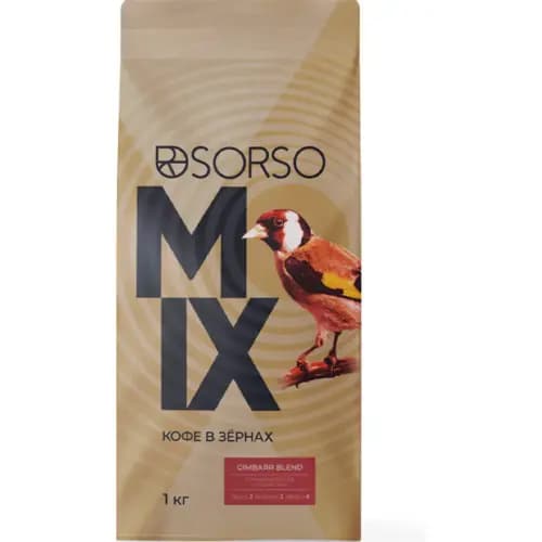 Кофе в зернах Sorso Espresso Gimbarr Blend, 1 кг