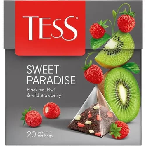 Чай черный Tess sweet paradise, 20х1.8 г