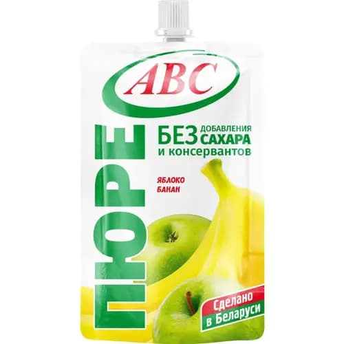 Пюре ABC яблочно-банановое, 200 г