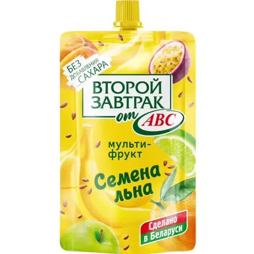 Десерт фруктовый Второй завтрак с семенами льна, 200 г