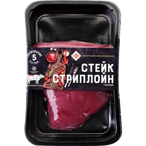 Стейк из говядины Стриплойн охлажденный, 500 г