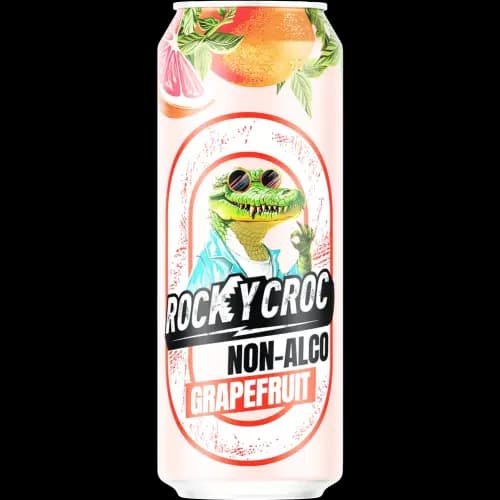 Напиток пивной безалкогольный Rocky Croc со вкусом грейпфрута, 0.45 л