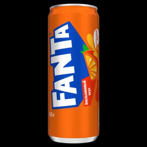 Напиток газированный Fanta апельсин, 0.33 л