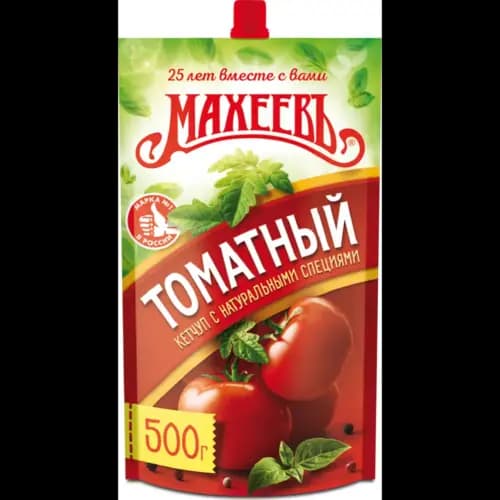 Кетчуп Махеевъ томатный, 500 г