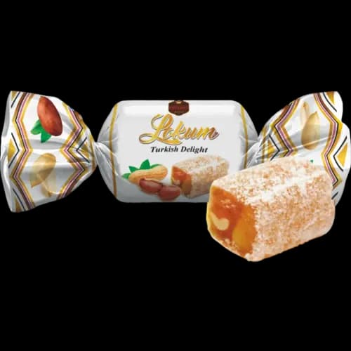 Восточные сладости Bolluq лукум с арахисом в кокосовой стружке, 1 кг