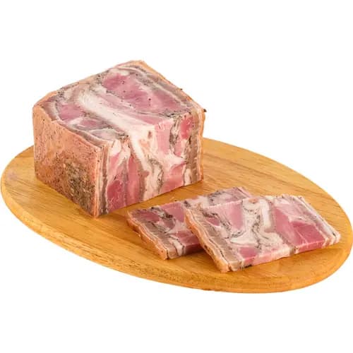 Продукт копчено-вареный из свинины Рулька с чесноком, 1 кг