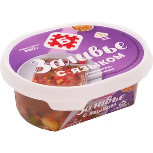 Продукт в желе Заливье с языком 300 г
