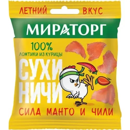 Сухиничи из куриного филе Манго-чили, 40 г