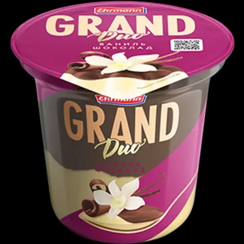 Пудинг Grand duo шоколадно-ванильный, 1.8%, 230 г