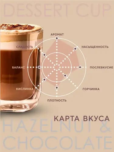 Barista Aroma Dessert Cup coffee beans with hazelnut and chocolate flavor, 1 kg 3