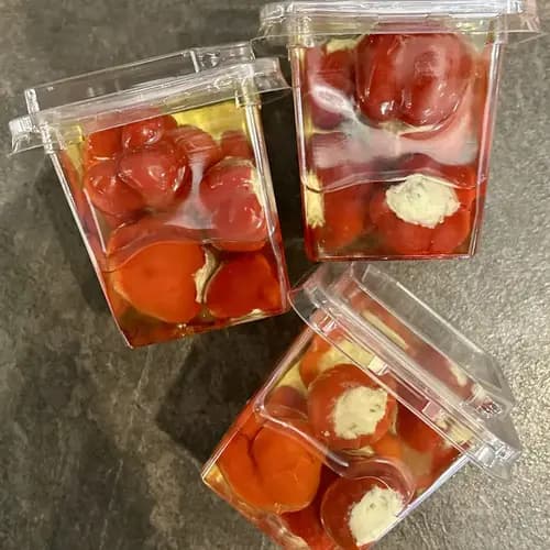 Перец мини фаршированный крем-сыром и соусом песто, 240 г 2