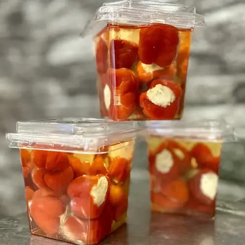 Перец мини фаршированный крем-сыром и соусом песто, 240 г 3